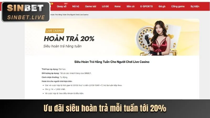 Khuyến mãi casino 28win